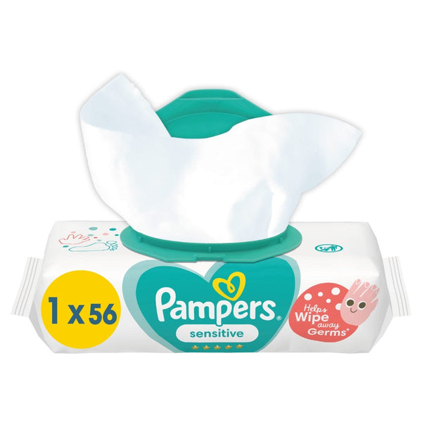 Pampers Sensitive Protect Baby Wipes - 56 Wipes