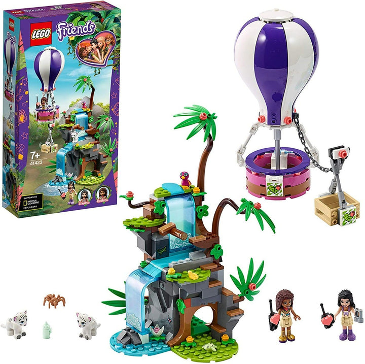 Lego Friends Tiger Hot Air Balloon Jungle Animal Rescue - 302 Pieces
