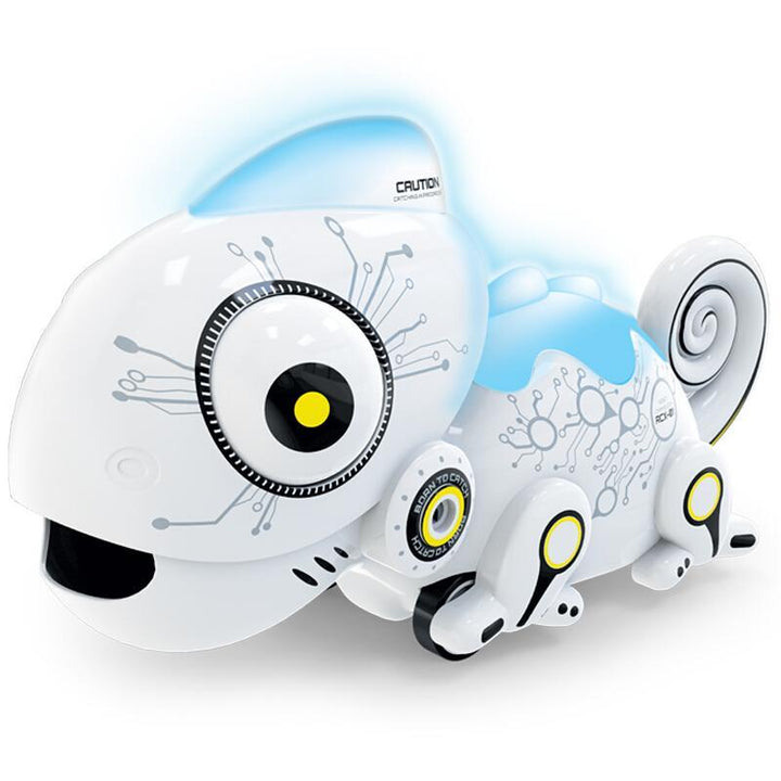 Silverlit Robo Chameleon With Remote Control - White and Light Blue