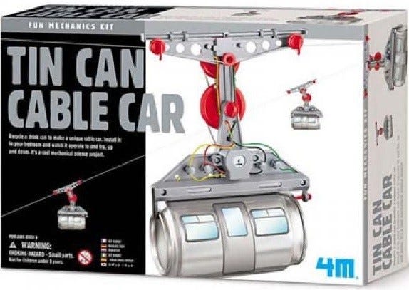 4M Kidz Robotix Tin Can Cable Car Kit