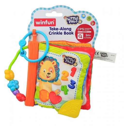WinFun Take - Along Crinkle Book - 3+ Months - Numbers