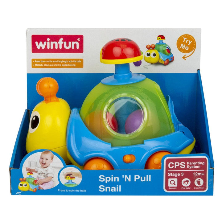 WinFun Spin 'N Pull Snail Playset