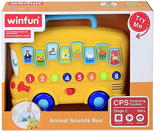 WinFun Animal Sounds Bus Toy