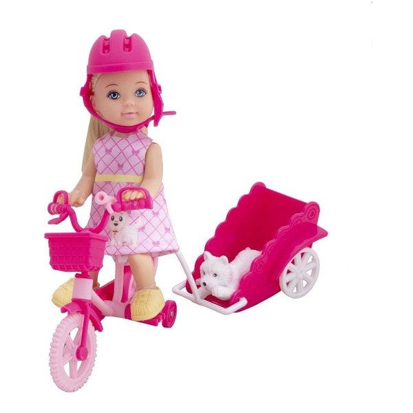 Bingo Koki Doll with Bike Set