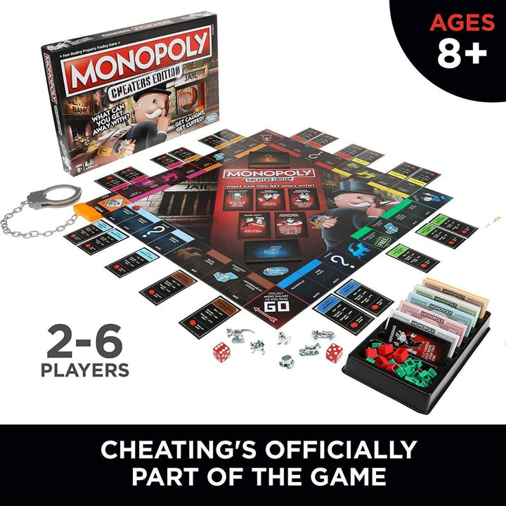 Monopoly Cheaters Edition Board Game 2 - 6 Players