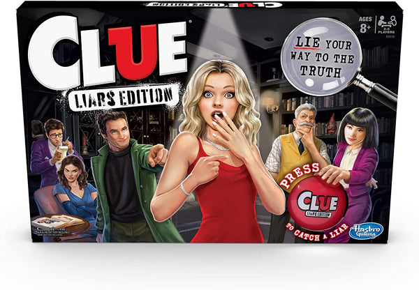 Hasbro Clue Liars Edition Board Game - 2-6 Players