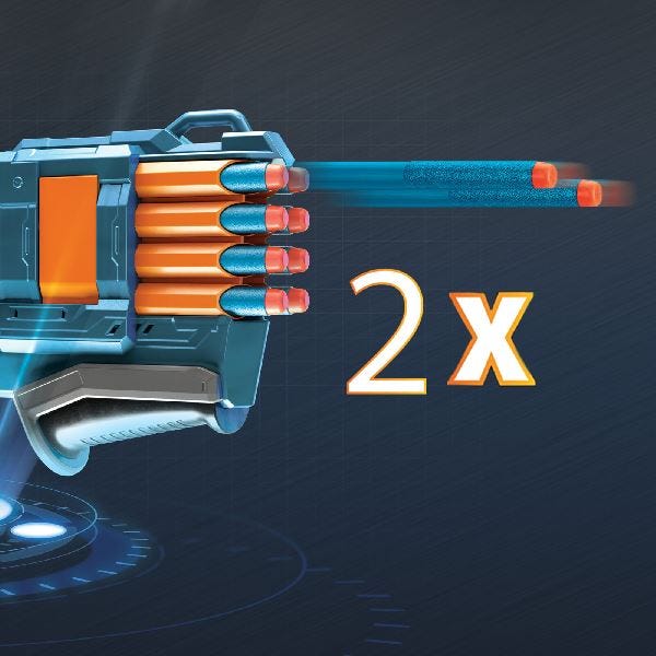 Nerf Elite 2.0 Warden DB-8 Blaster Gun - 16 Darts