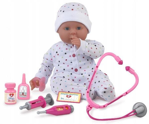Dolls World Dolly Doctor Baby Doll with Accessories