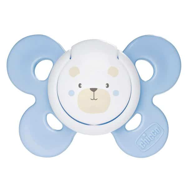 Chicco Physio Comfort Silicone Pacifier 0-6 Months | Blue