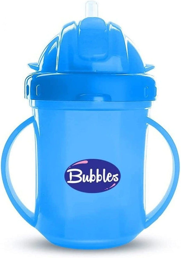 Bubbles Cup With Straw | Blue