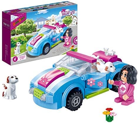 BanBao Girls Car Blocks | 118 Pieces