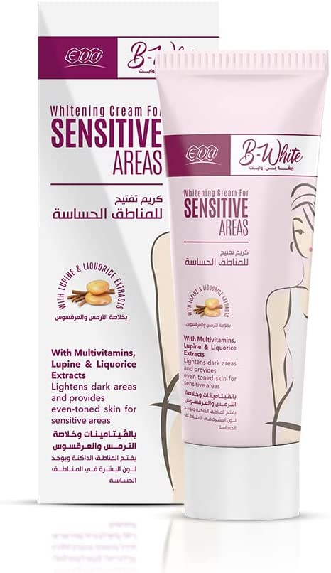 Eva B-White Whitening Cream For Sensitive Areas | 50 gm