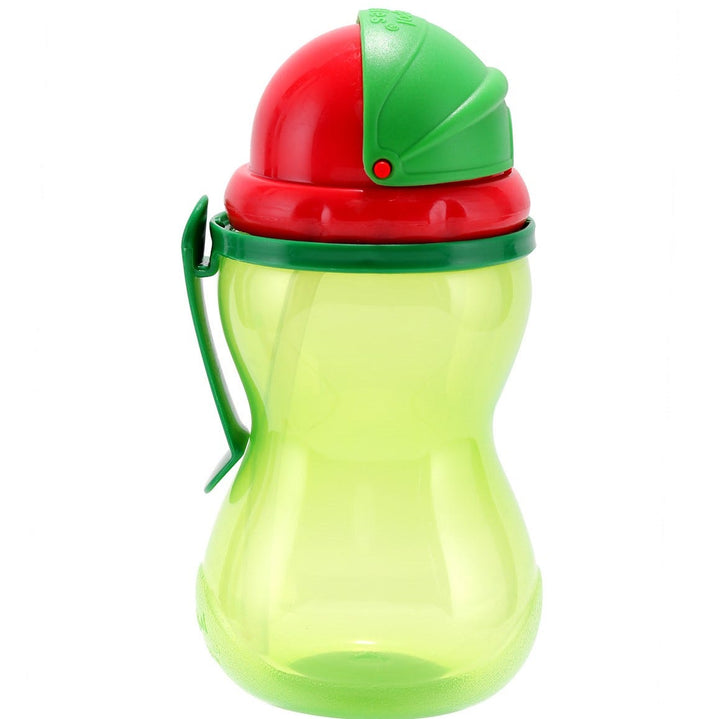 Canpol Babies Sport Cup with Silicone Flip-top Straw - 12+m - 370ml - Green