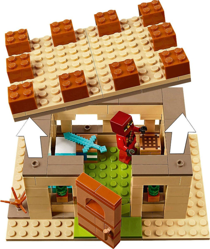Lego Minecraft The Illager Raid Village - 562 Pieces