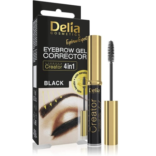 Delia Eyebrow Gel Corrector Black 6Ml