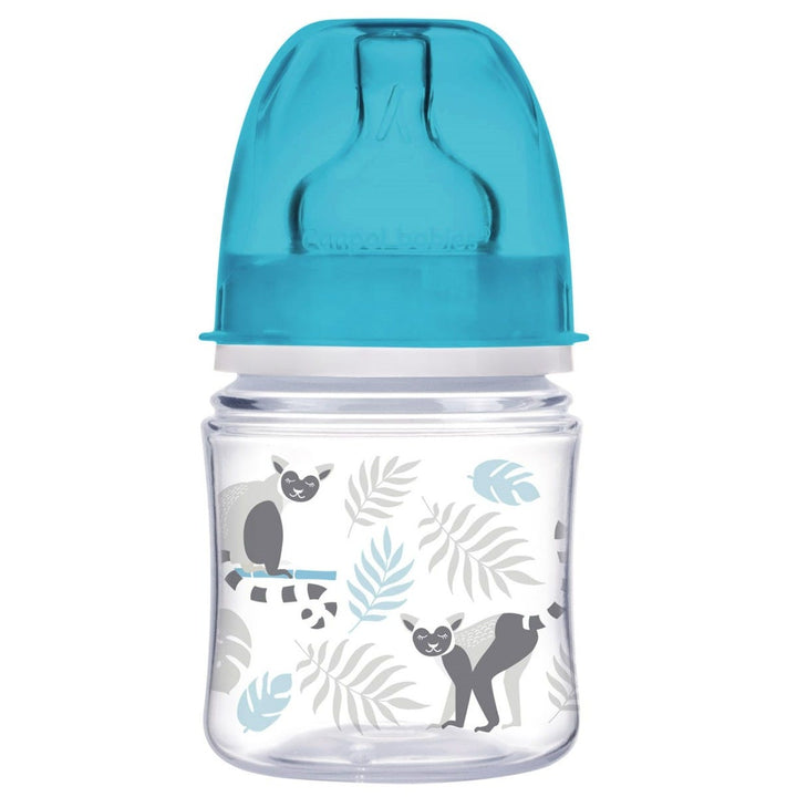 Canpol Babies Raccoon Anti-Colic Bottle - 0+ Months - 120 ml - Grey