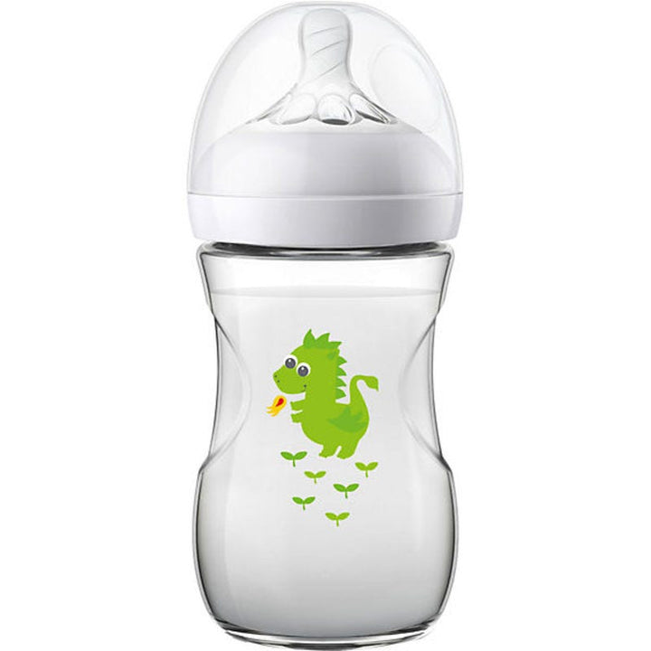Philips Avent Dragon Natural Bottle, 1+ Month, 260 ml - White