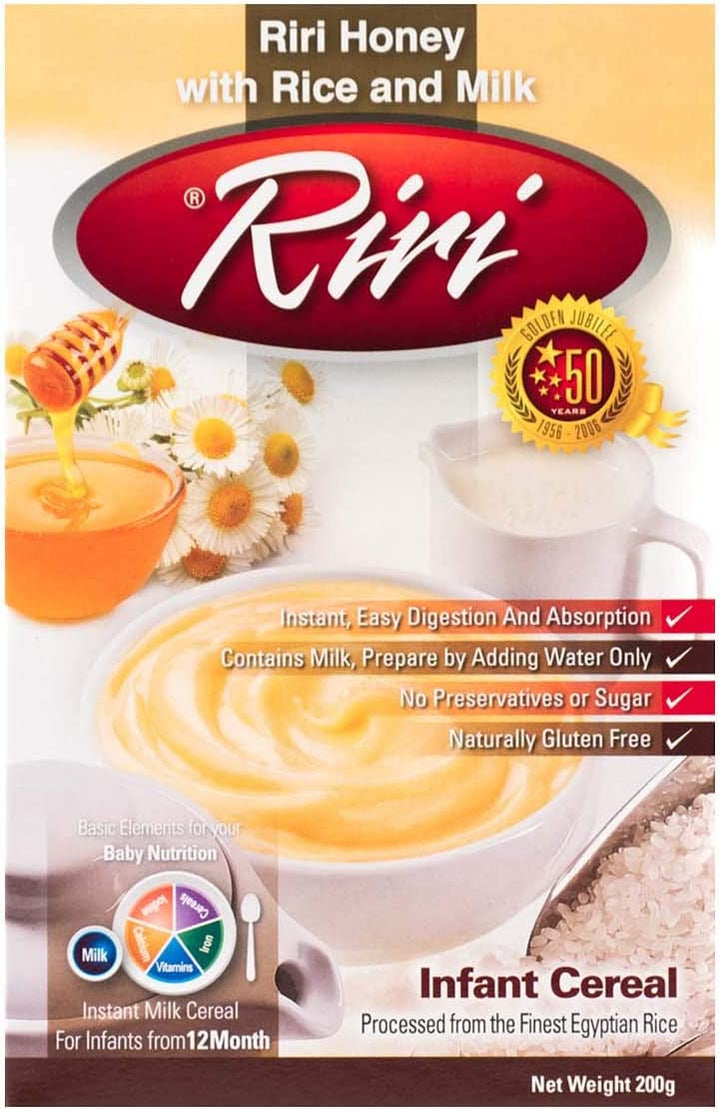 Riri Rice with Honey and Milk Cereal - 200 gm
