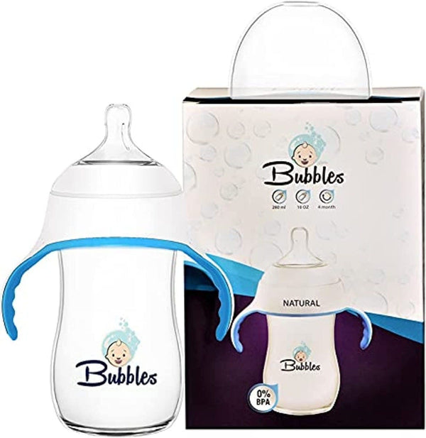 Bubbles Baby Natural Cup with Handles - 280 ml