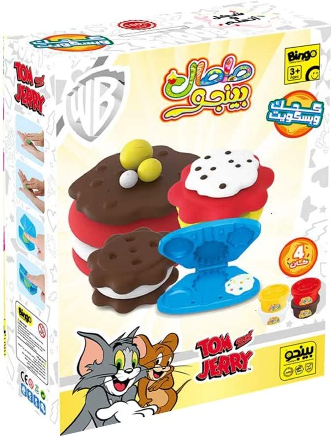 Bingo Tom & Jerry Cookie Maker Play Dough