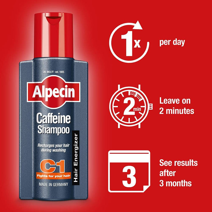 Alpecin C1 Caffeine Hair Energizer Shampoo - 250ml