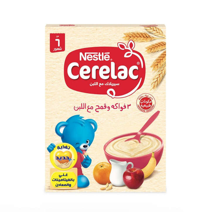 Cerelac 3 Fruits with Milk Baby Food|6+ Months|250 gm
