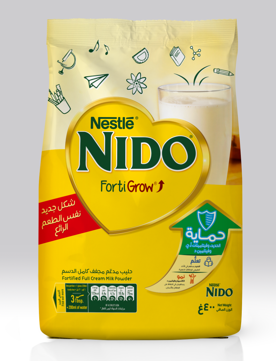 Nestle Nido Forti Grow Full Cream Milk Powder - 400 gm Buy Online Best ...