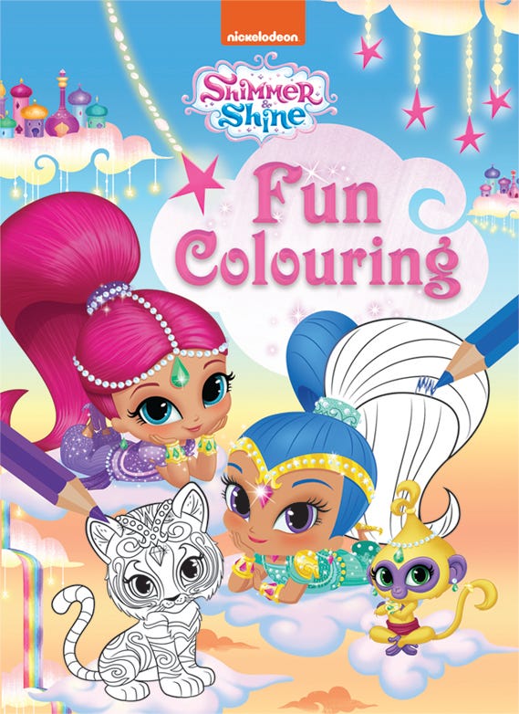 Nickelodeon Shimmer & Shine Fun Coloring Book | Colouring 1