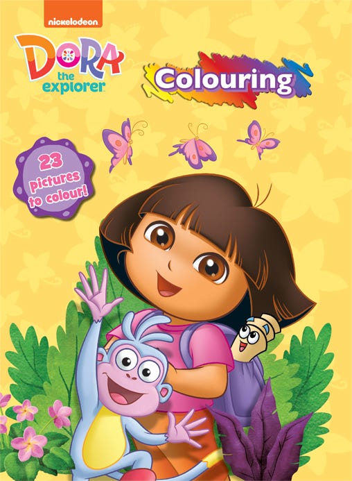 Nickelodeon Dora The Explorer Coloring Book| Colouring
