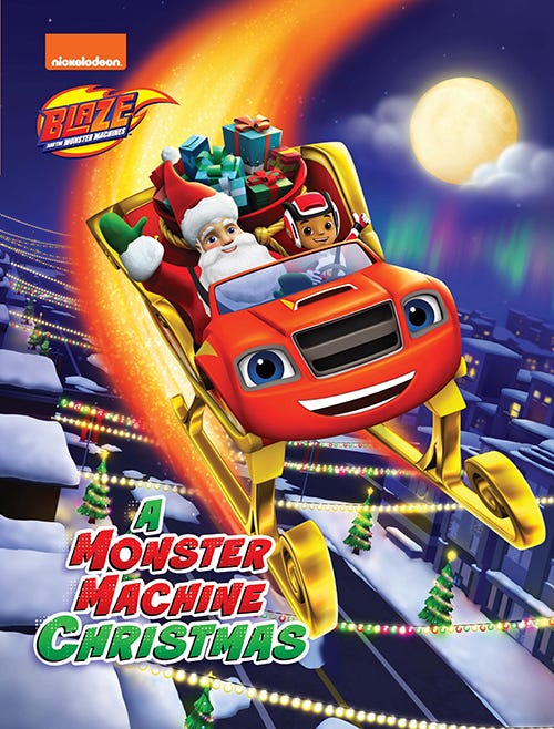 Nickelodeon a Monster Machines Christmas Coloring Book