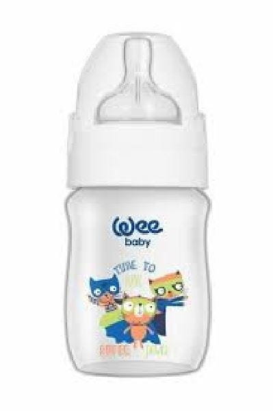 Wee Baby Super Power Feeding Bottle, 150 ml - White