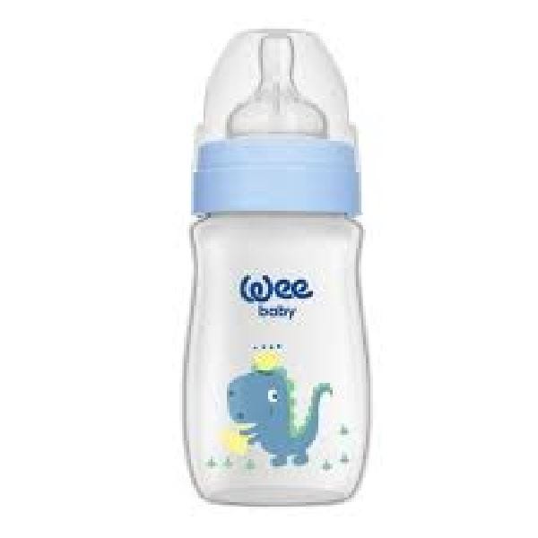 Wee Baby Blue Dino Classic Plus Bottle - 250 ml
