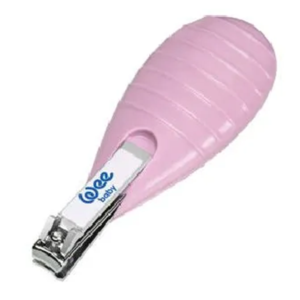 Wee Baby Grip Handle Nail Clipper - Pink