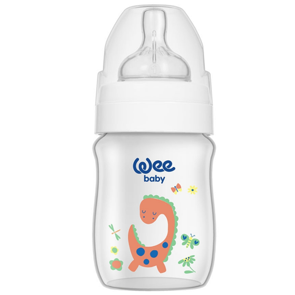 Wee Baby Classic Plus Orange Dino Bottle - 150 ml