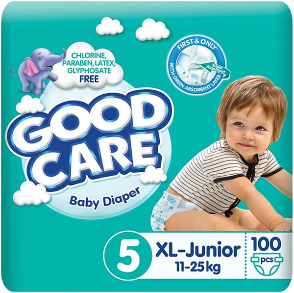 Good Care Baby Diapers Size 5 XL-Junior | 11-25 Kg | 100 Pieces