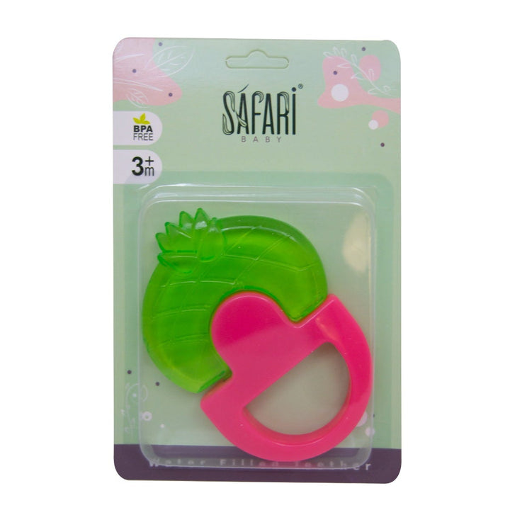 Safari Pinapple Water Teether with Rattle - Pink and Green