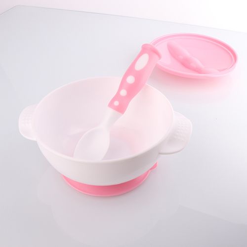 Safari Baby Feeding Bowl With Spoon | Pink