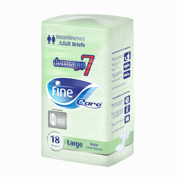 Fine Care Adult Diapers - Large - 18 Diapers