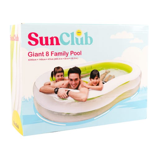 SunClub Giant Figure 8 Pool