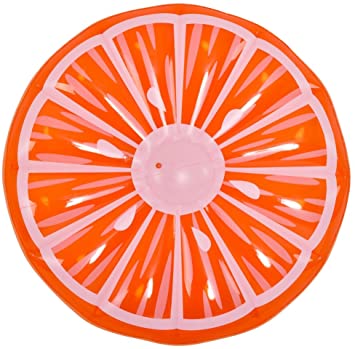 SunClub Jumbo Orange Inflatable Mat