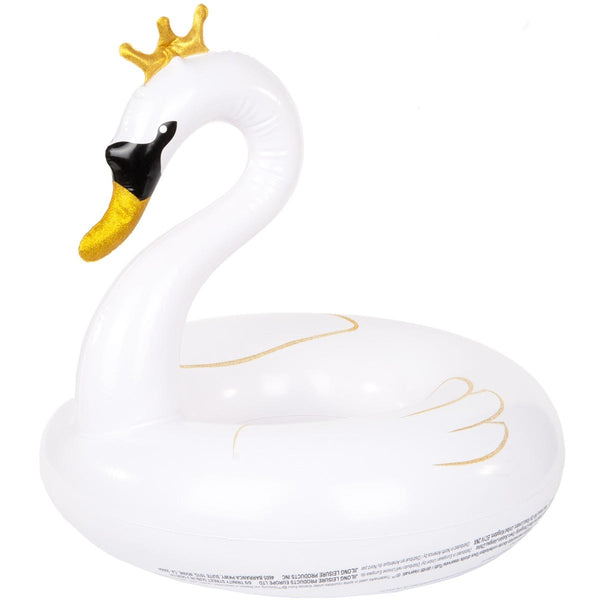 SunClub White Swan Inflatable Ring - 55 cm