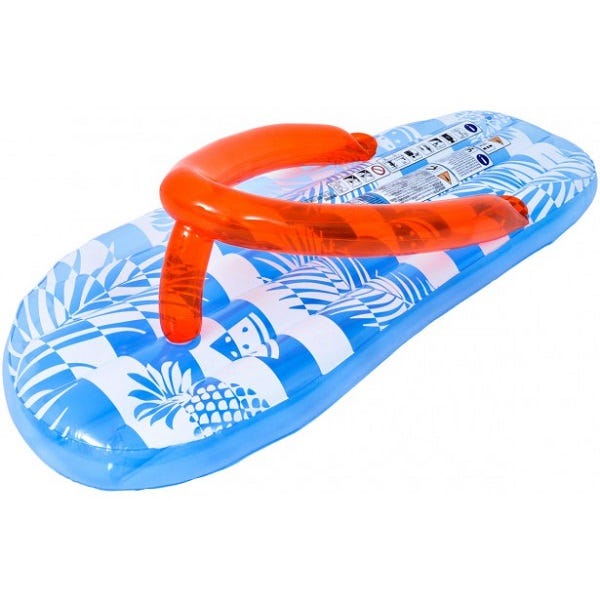 SunClub Jumbo Fruits Slippers Inflatable Mat
