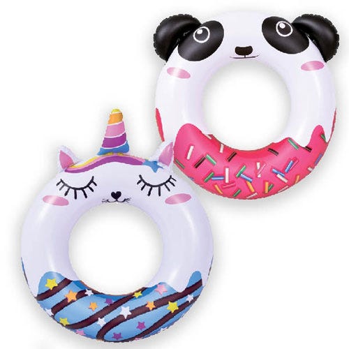 SunClub Panda Inflatable Swim Ring