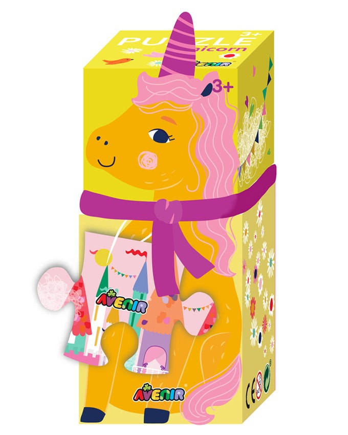 Avenir Puzzle Unicorn Gift Box - 28 Pieces