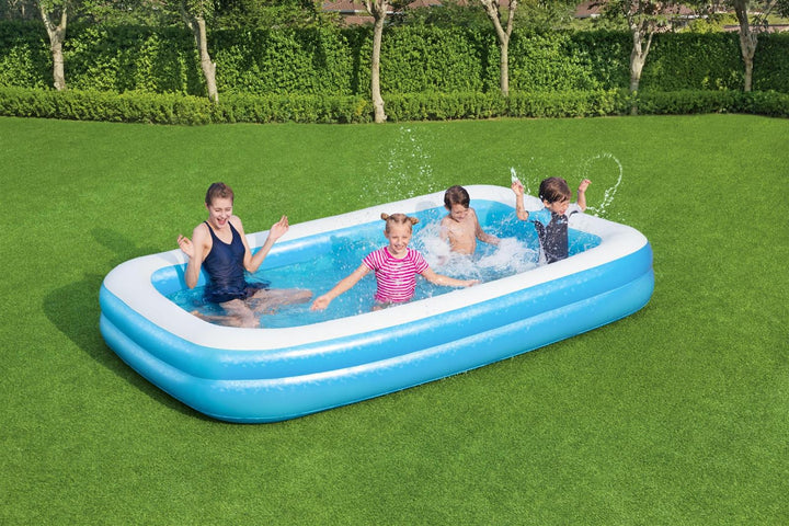 Bestway Rectangular Family Inflatable Play Pool - 850 L