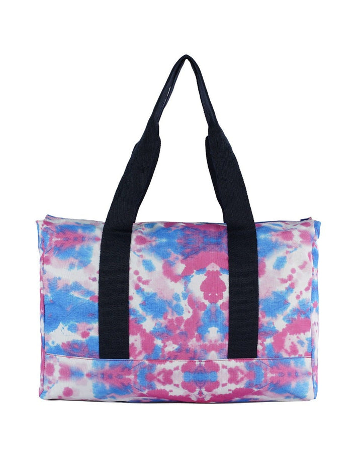 Cubs Flowers and Pink Women Double Faced Tote Bag