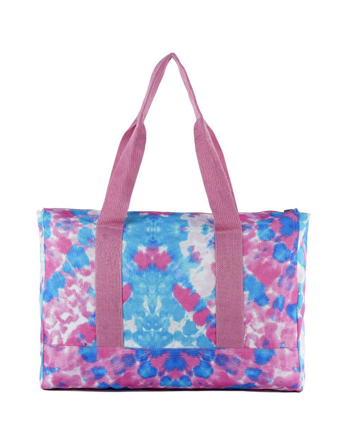 Cubs Flamingos and Sky Blue Women Double Faced Tote Bag