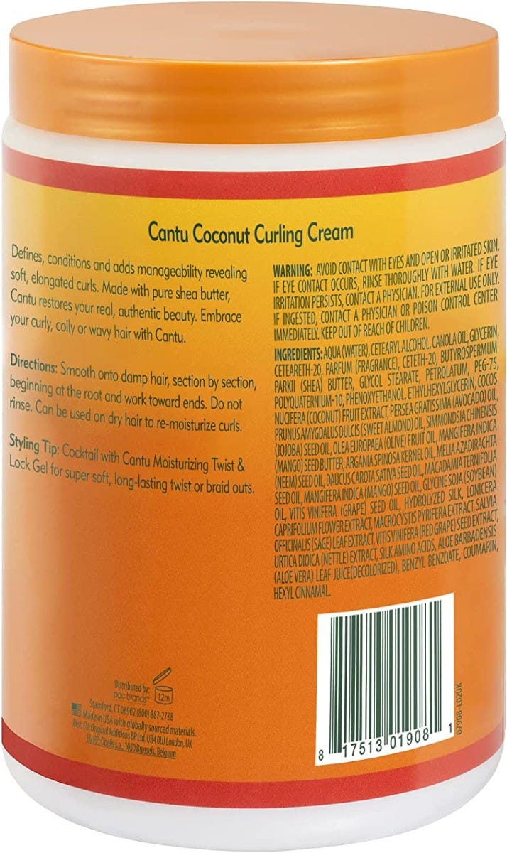 Cantu Coconut Curling Cream - 709 gm