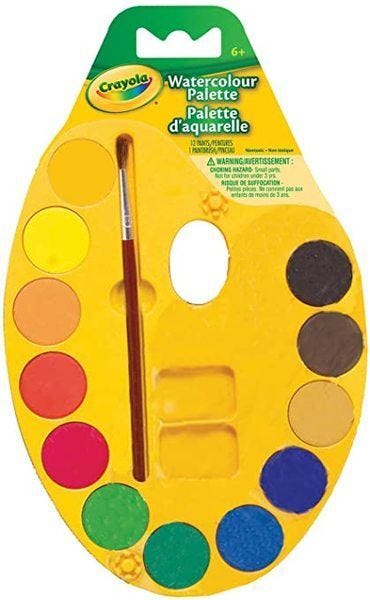 Crayola Watercolour Paint Palette - 12 Colors