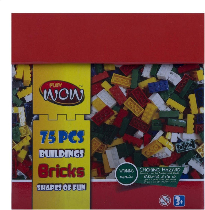 Wow Play Buildings Bricks Box | 75 Pieces